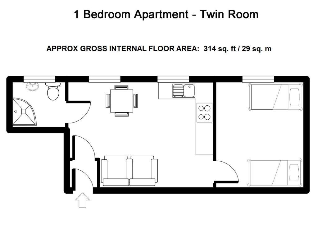 Bristol Serviced Lettings - Beaufort Court Bilik gambar